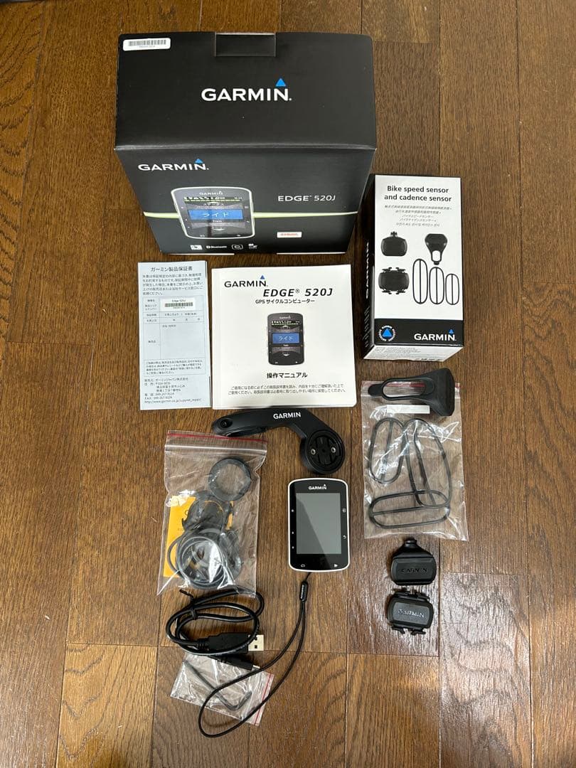 GARMIN EDGE 520J 本体とセンサーセット
