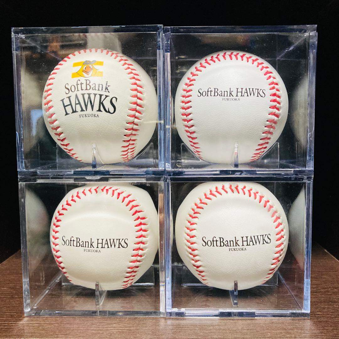 SoftBank HAWKS ソフトバンクホークス 歴代監督サインボール 4個