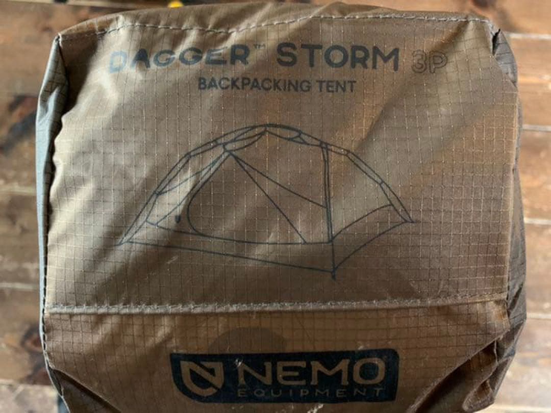 【ULテント】メーカー廃盤希少入手困難美品 Nemoニーモ　ダガーストーム　3P