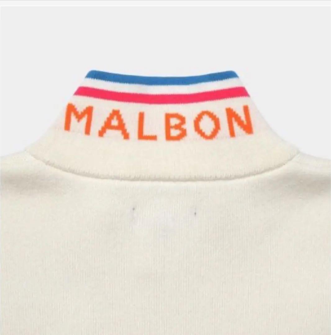 malbon golf ハーブジップニット