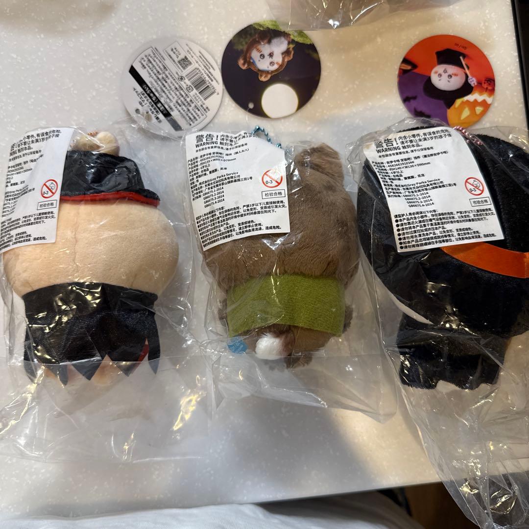 MINISO再販ちいかわ 仮装しちゃう！マスコット うさぎ ハチワレ3点セット