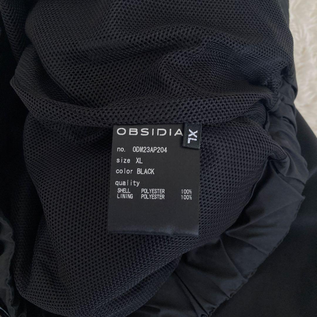 OBSIDIAN オブシディアン　レインパンツ　ブラック　XL
