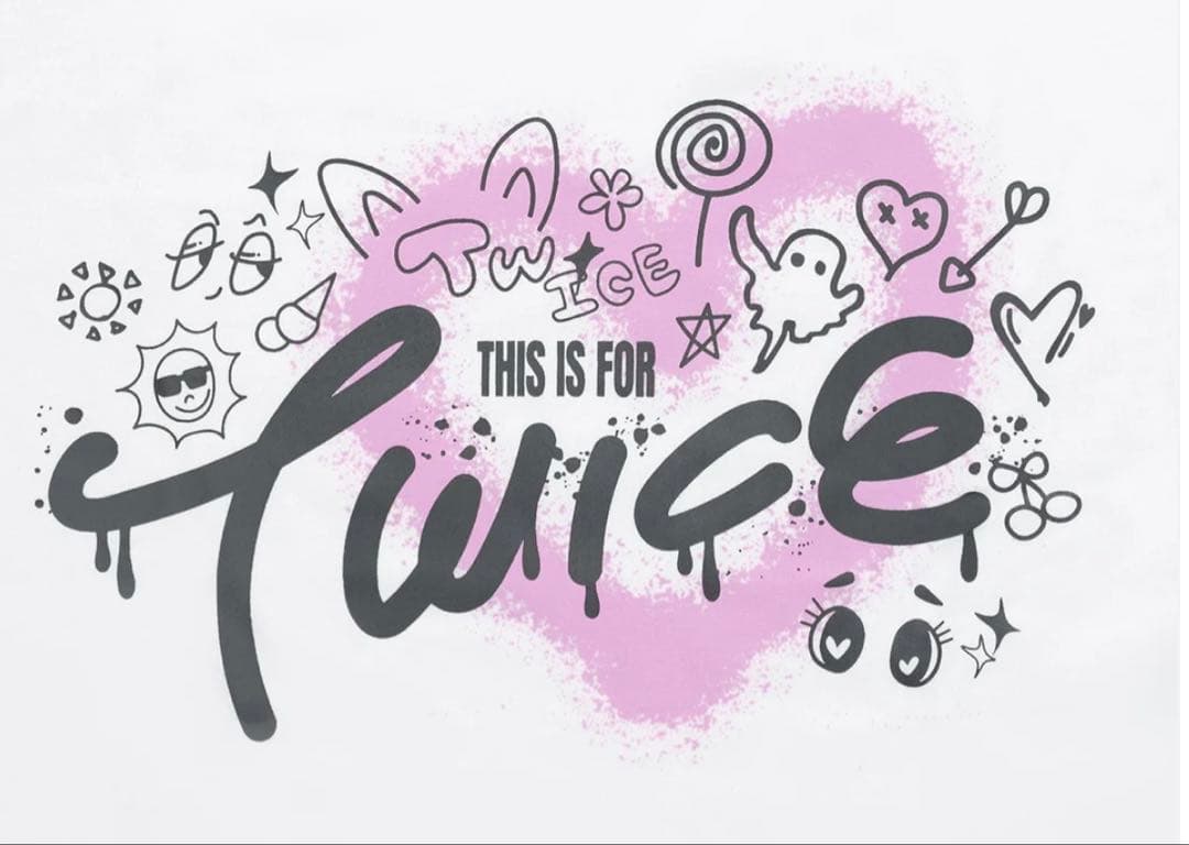 【即配送可】TWICE 【THIS IS FOR】Tシャツ