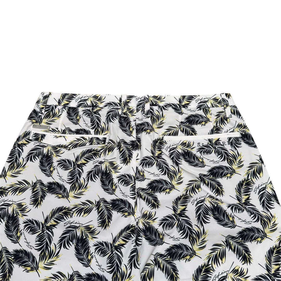 【未使用】定価2.1万円 St ANDREWS ゴルフパンツ 柄 メンズ