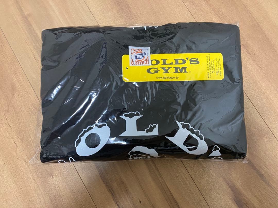GOLD'S GYM スウェットシャツ L 黒　サンタ　ジョー　新品タグ付き