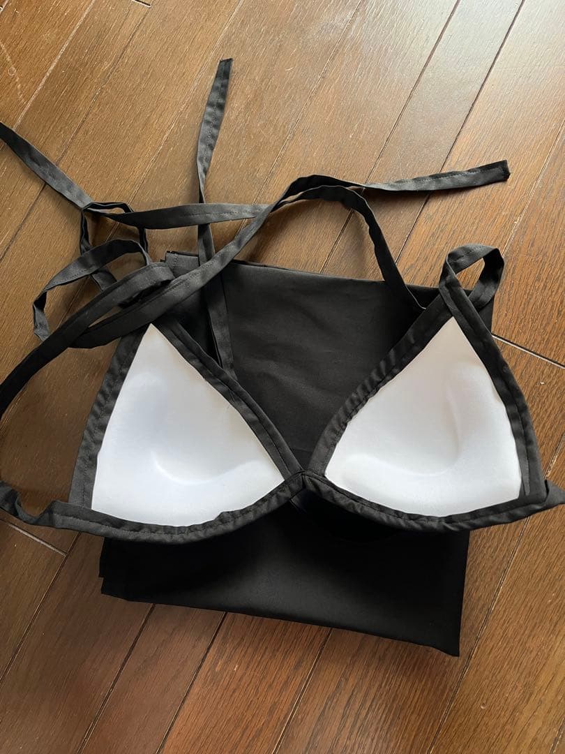 タヒチアンダンス　コットン　パレオブラセット　黒