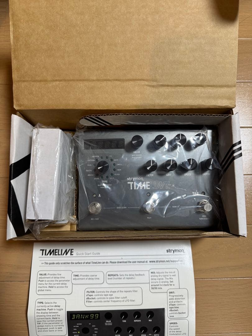 Strymon TIME LINE ディレイエフェクター　美品