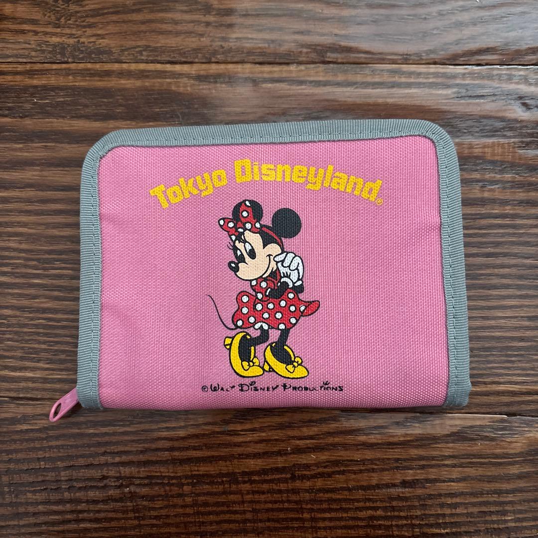 東京ディズニーランド　昭和　ミニー　　ビンテージ　財布　１９８８年 レシートあり