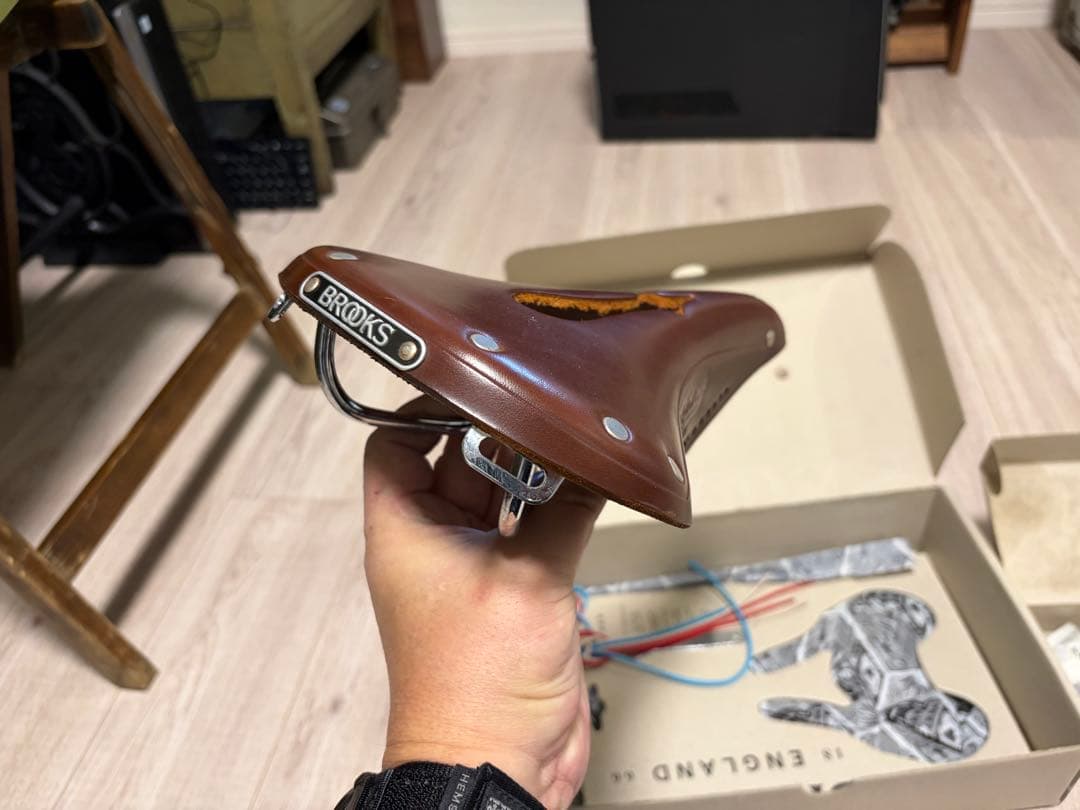 美品 BROOKS B17 インペリアル ブラウン サドル