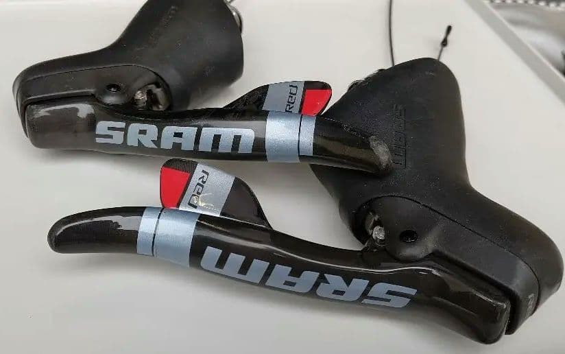 中古シフトレバーセット 2011 SRAM RED(10速)