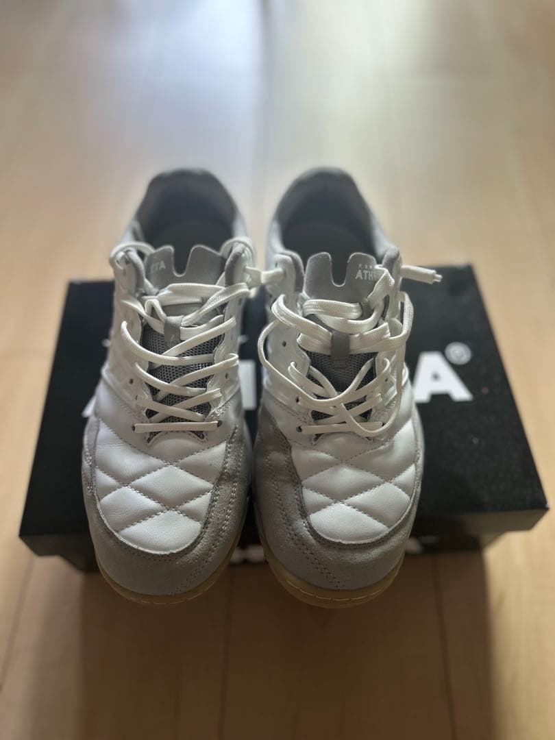 【美品】ATHLETA アスレタ ホワイト/グレー 26cm