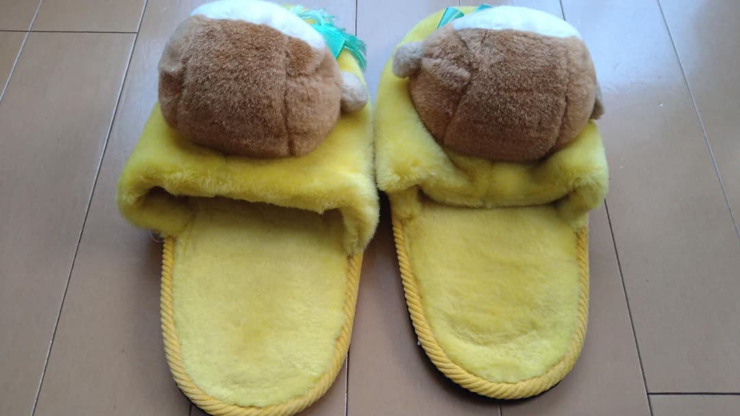 おさるのもんきち　スリッパ　ビンテージ