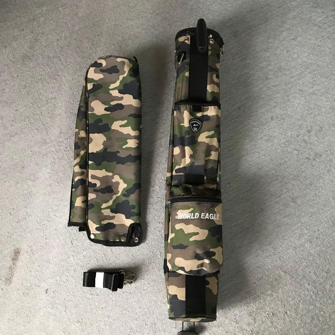 【美品】セルフスタンドバッグ スタンド クラブ ケース サブバッグゴルフスタンド