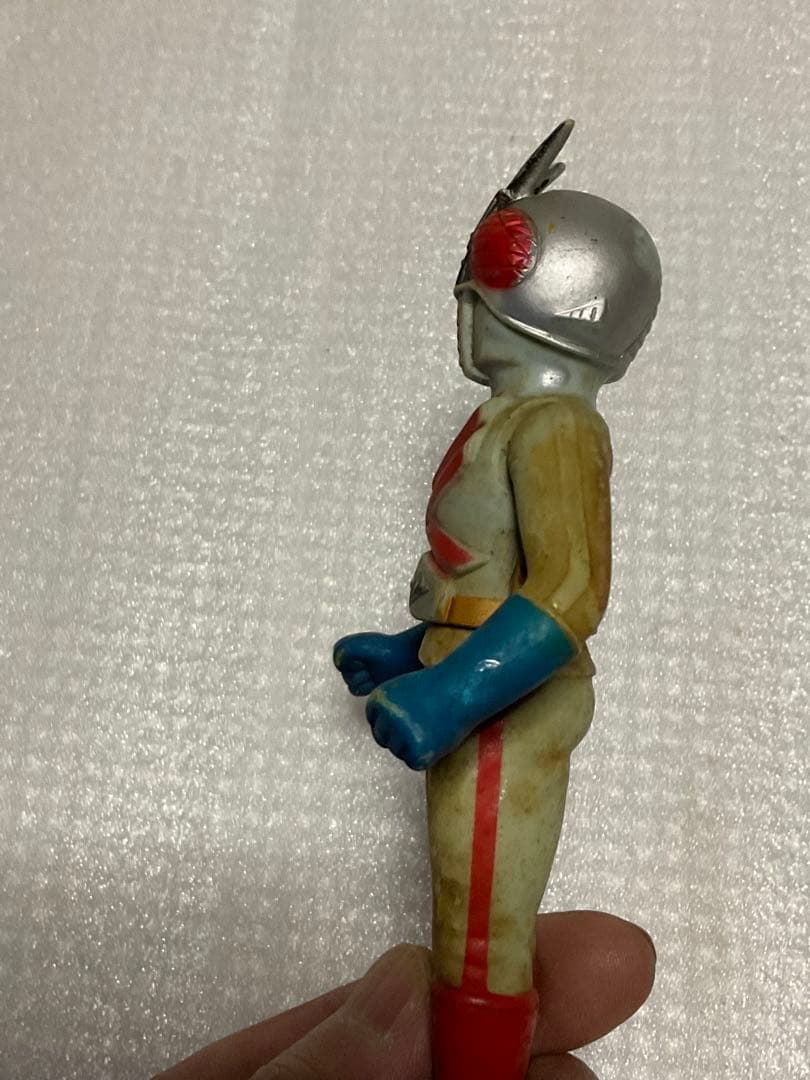 仮面ライダーX／ソフビ人形。【汚れ有り　高さ／14cm程の人形となります】。
