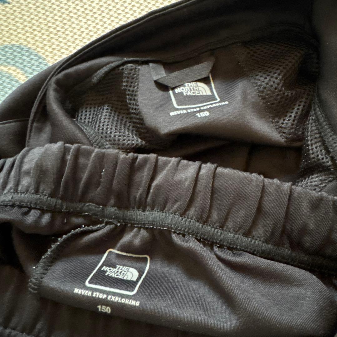 THE NORTH FACE ブラック ジャージ上下セット 150