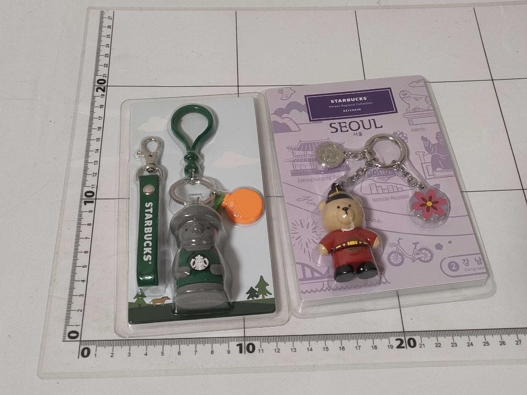 【新品・未使用】スターバックス 韓国/済州限定 キーホルダー2種