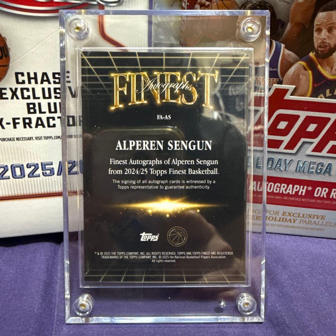 Alperen Sengun Topps Finest サイン/5シリauto