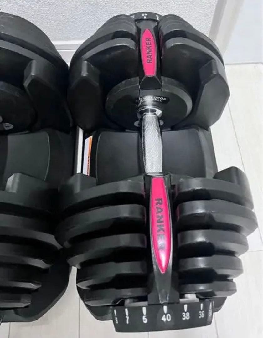 可変式ダンベル　40kg 2個セット　その②