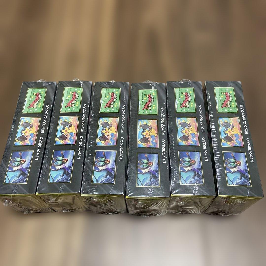 ポケモンカードゲーム MEGAドリームex 6箱新品未開封シュリンク付