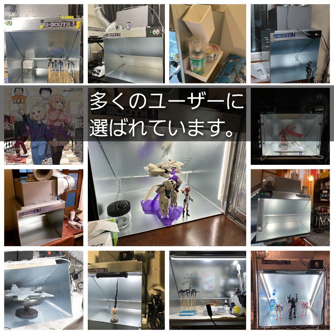 塗装ブースG-BOOTH M450 350m3/h　ProSpace変更可モデル