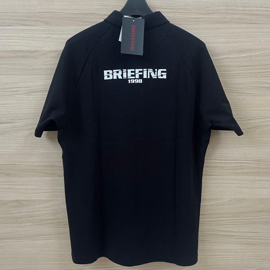 新品★50,600円 BRIEFING 春夏ゴルフセットアップ 黒シャツ＆パンツ