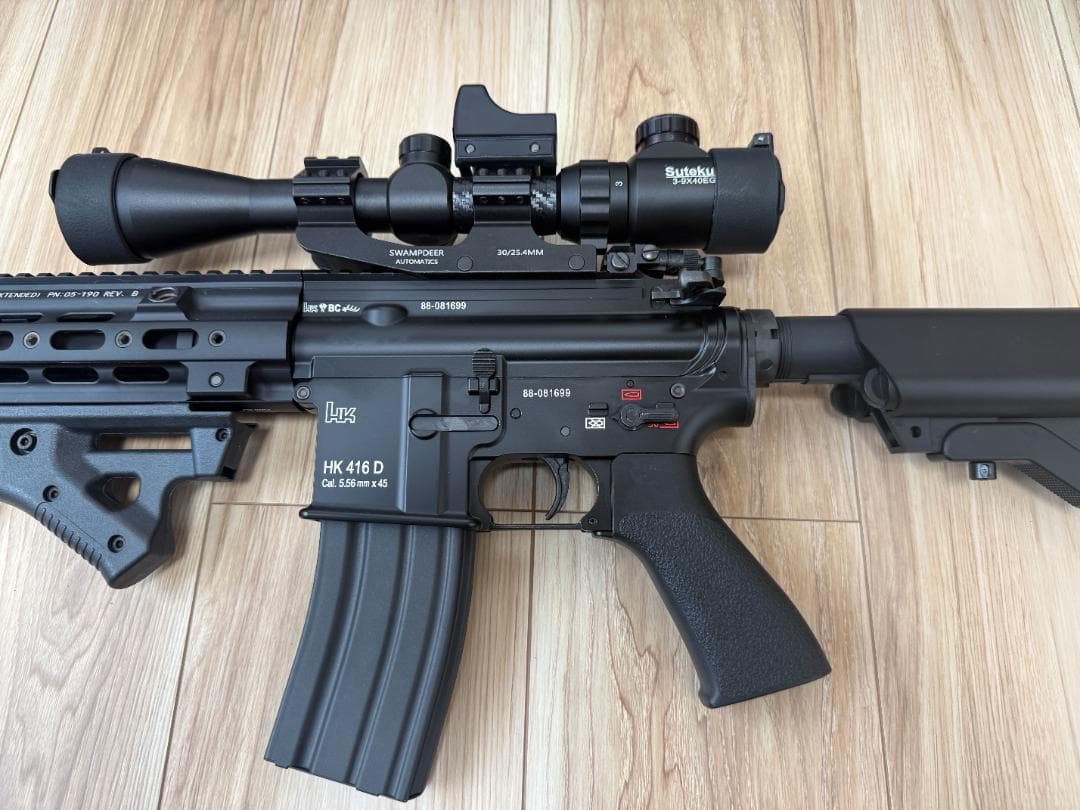 レオン　東京マルイ HK416 デルタカスタム ブラック 次世代電動ガン