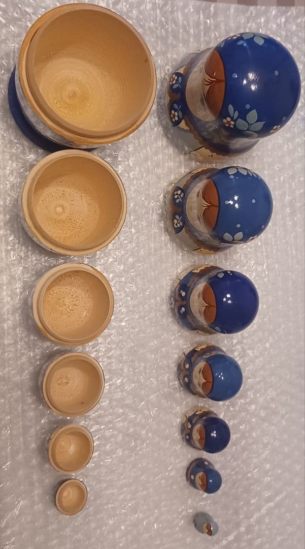 本場ロシア製 木製マトリョーシカ MADE IN RUSSIA
