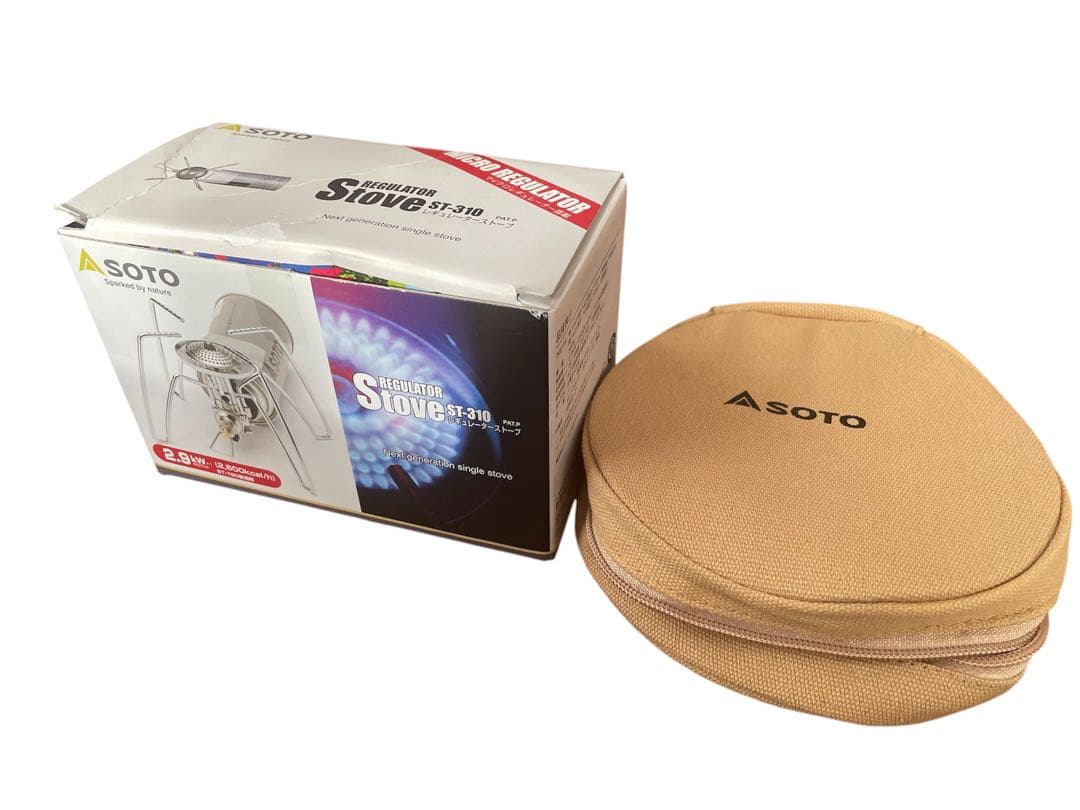 SOTO レギュレーターストーブ ST-310 収納袋 風防 六角台付き