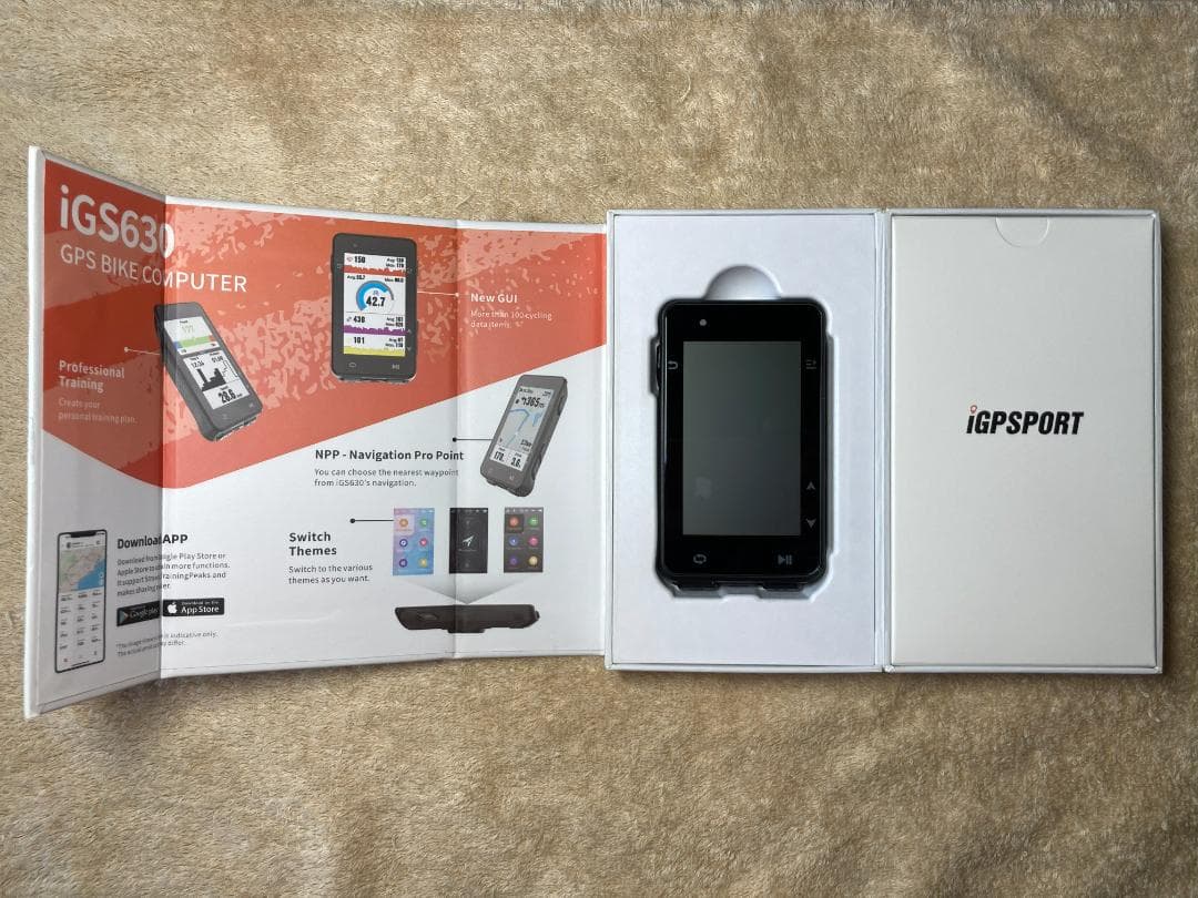 iGPSPORT iGS630 GPSサイクルコンピューター+純正シリコンケース