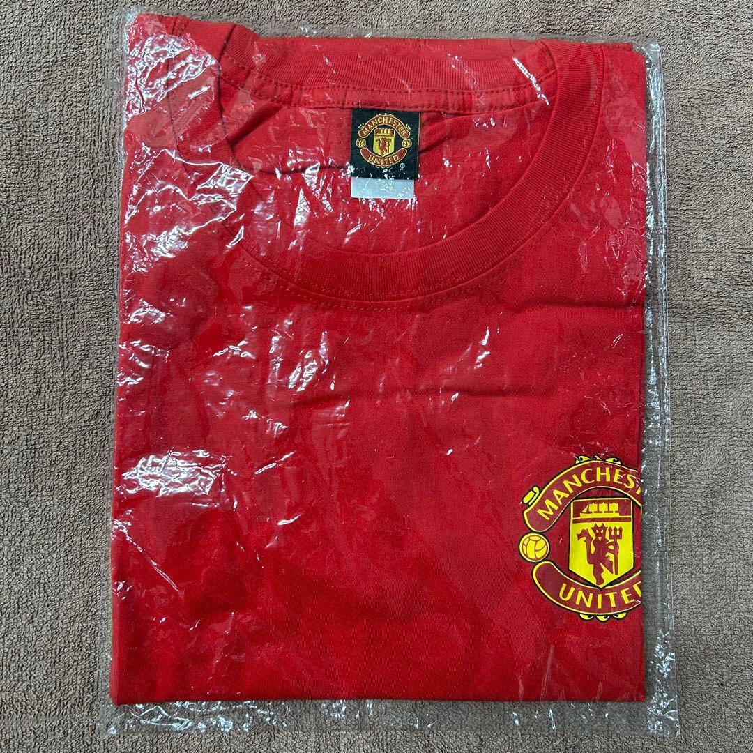 Manchester United Lサイズ DHL 赤シャツ 綿100％