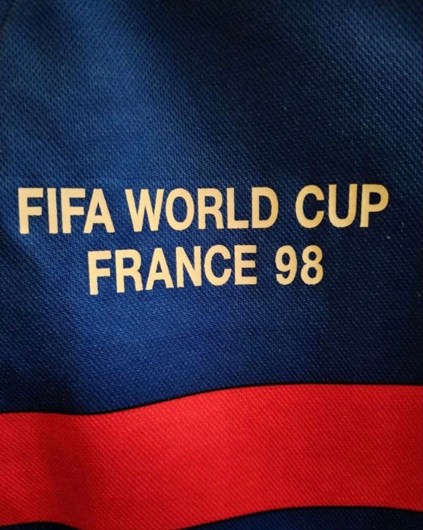 adidasジダン フランス代表1998 ワールドカップ　Lサイズ　ユニフォーム