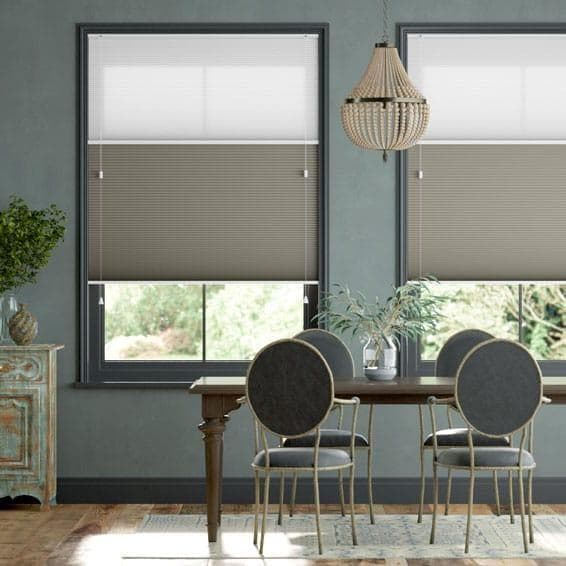 【値下げ】未使用　ハニカムシェード　ブラウングレー　64×97