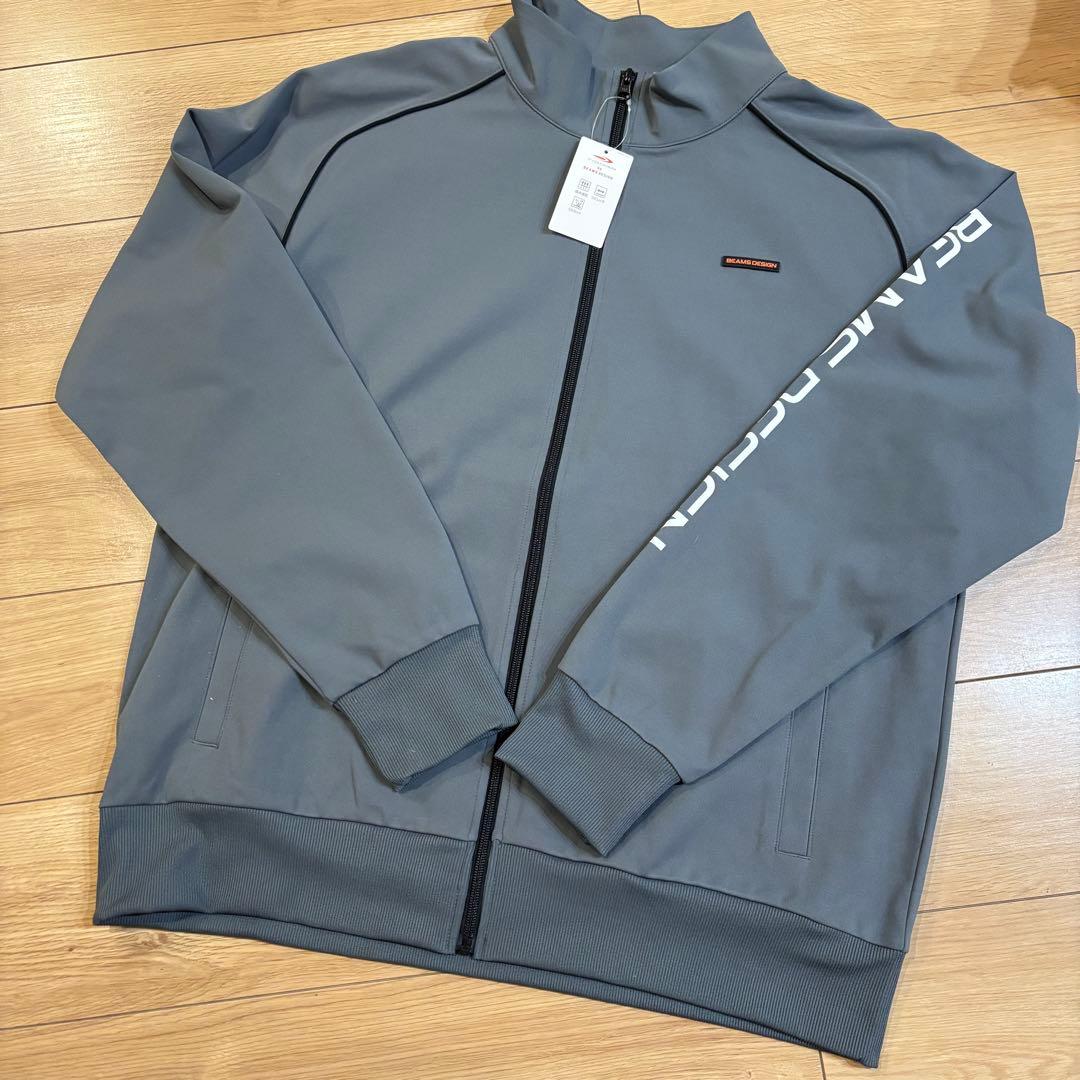 新品　ビームスデザイン　トラックジャケット　パンツ　上下セット　ゴルフ　グレー