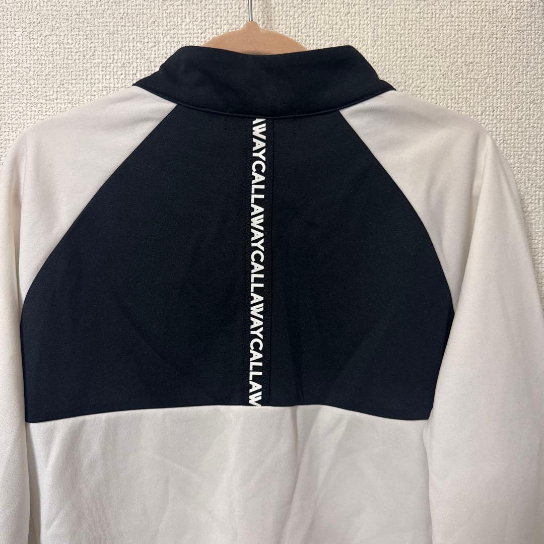 Callaway レディース L ホワイト ジップ付ジャケット