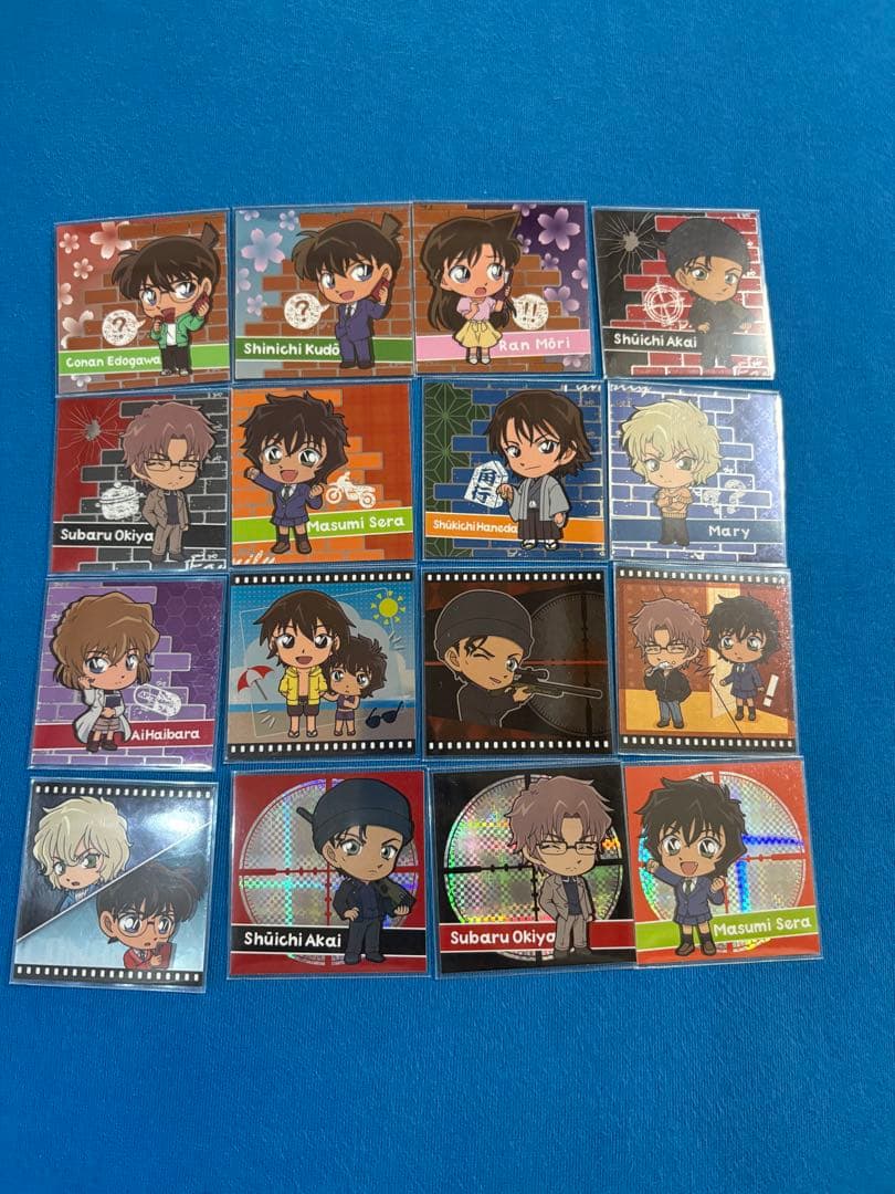 名探偵コナン　シール　アポトキシン4869グミ　ちぢませ隊　コンプリート
