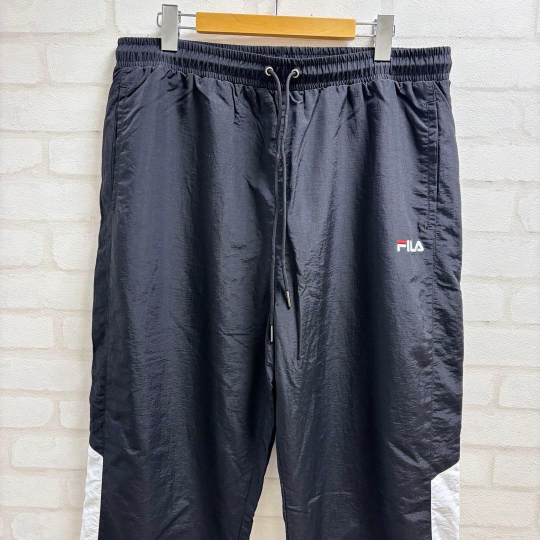 ★美品★ FILA ジャージ 上下セット 2XL ブラック/ホワイト