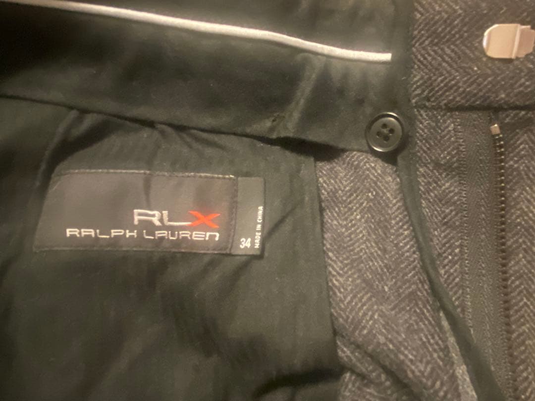 週末限定特価【RLX GOLF】HERRINGBONE WOOL PANTS