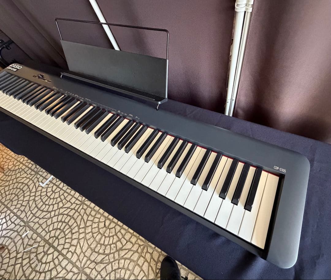 カシオ CDP-S105 電子ピアノ 88鍵 付属品完備