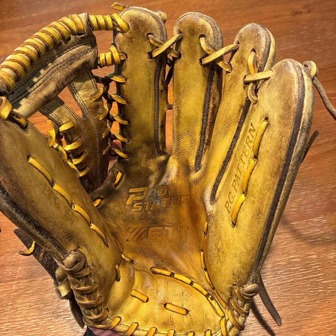 ZETT プロステイタス　硬式グローブ　外野手グローブ