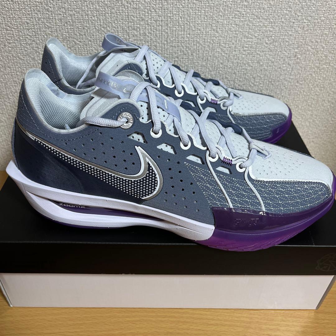 新品 NIKE AIR ZOOM G.T. CUT3 PURPLE 31cm