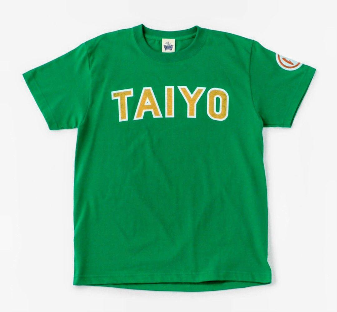 大洋ホエールズ 1974-1977年 復刻 湘南カラー Tシャツ Ｌサイズ