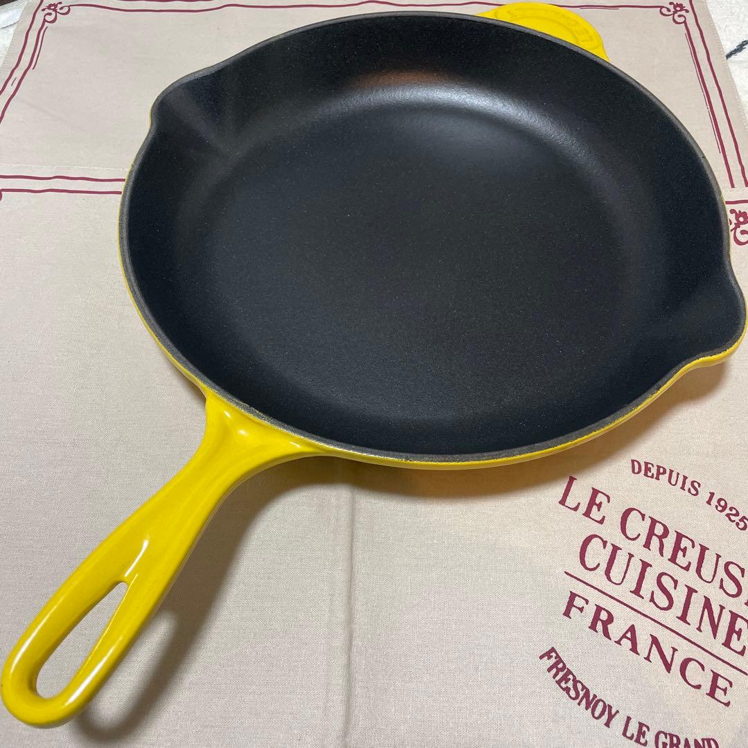 《美品》ルクルーゼ 30cm スキレット フライパン