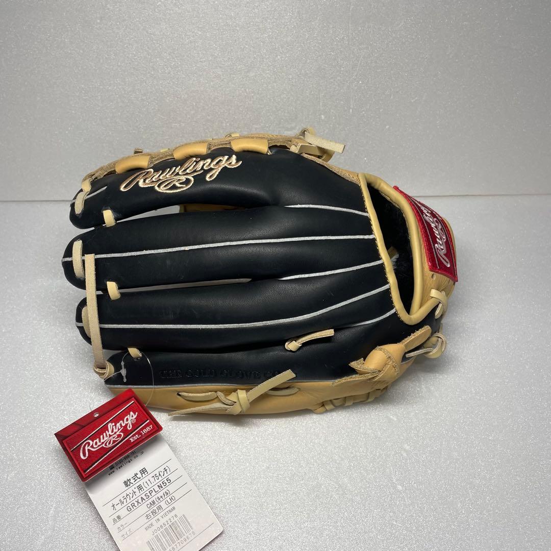 【新品】一般軟式・大人用 グローブ ローリングス オールラウンド キャメル