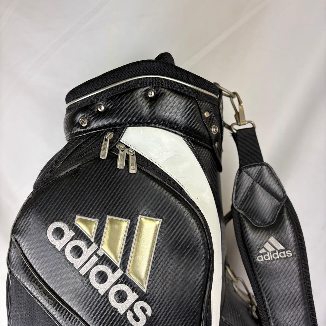 アディダス adidas キャディバッグ 5分割 ゴルフバッグ