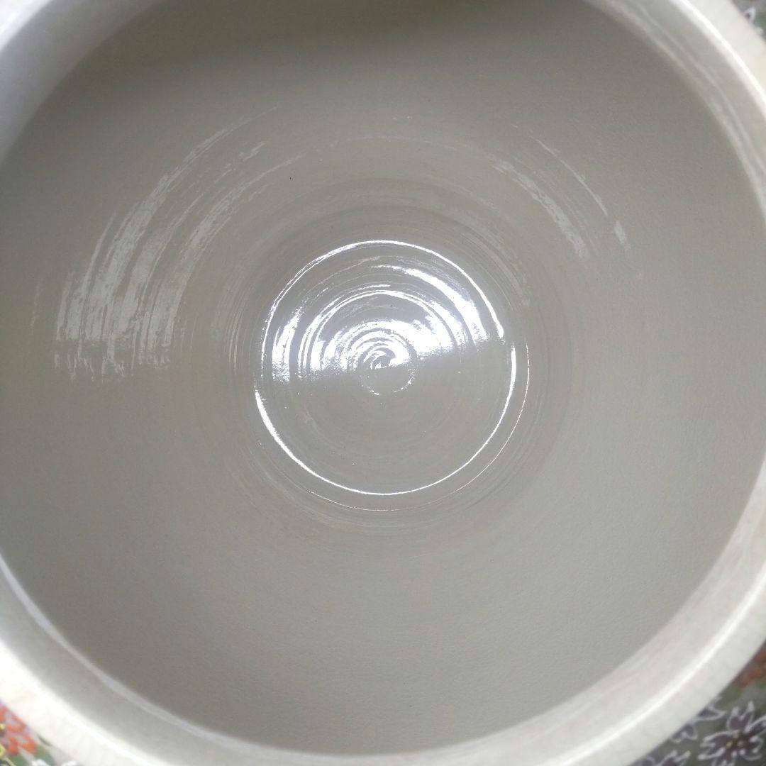 骨董 大型 薩摩焼 白薩摩 丸十字家紋 色絵金彩花 沈香壺 花瓶 年代物