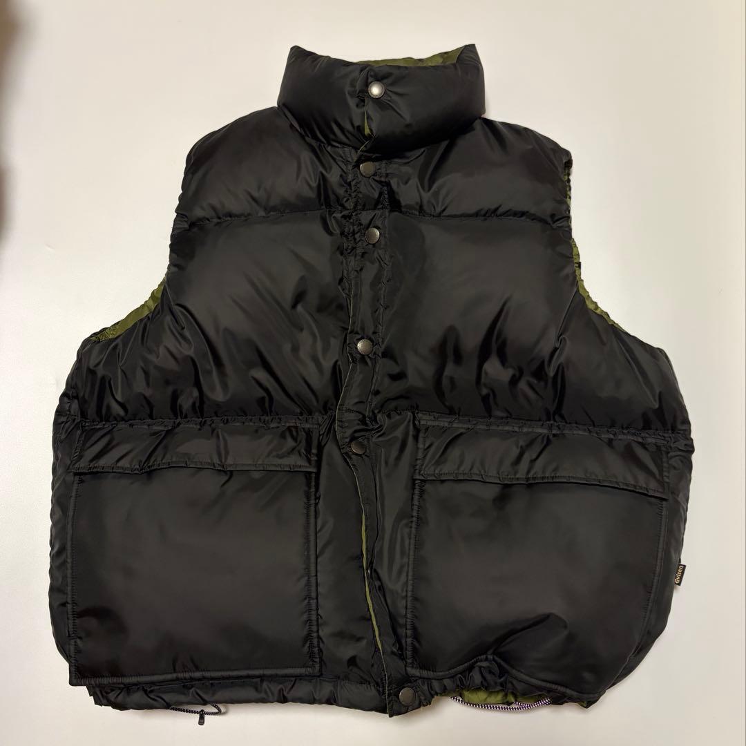 Evisen FUJI REVERSIBLE DOWN VEST Mサイズ