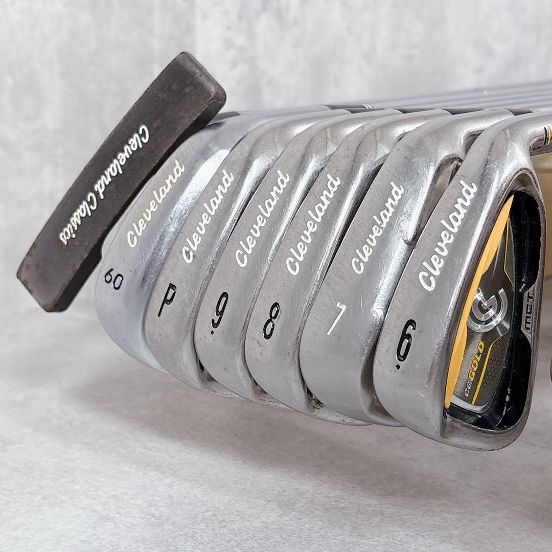 T824 クリーブランド ゴルフクラブ メンズ フルセット 初心者 スタンド