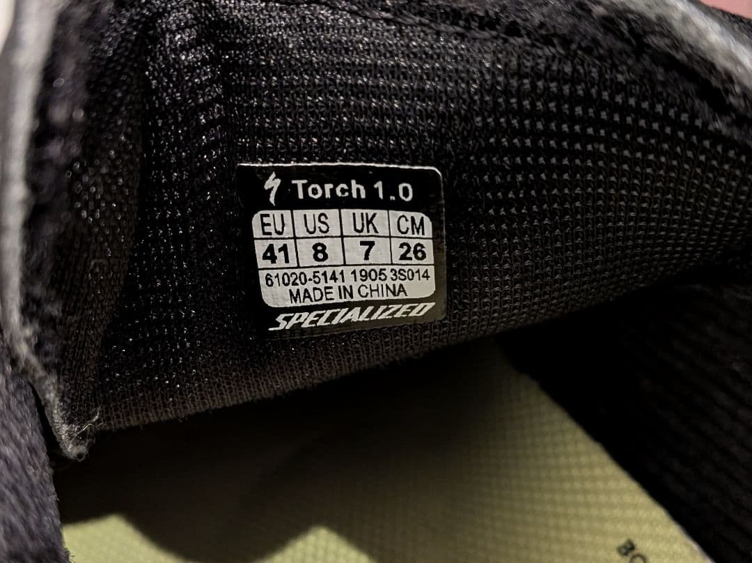SPECIALIZED TORCH1.0 ROAD SHOES ブラック