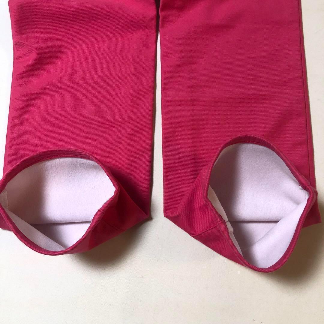 パーリーゲイツ 冬用 裏起毛 パンツ ピンクレッド サイズ1