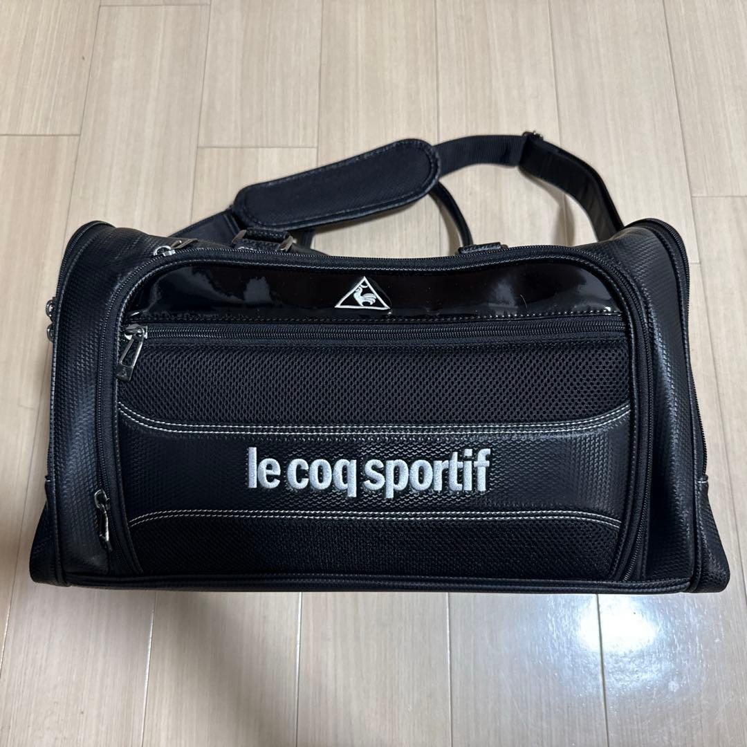 【Lecoqsportif】ルコック ゴルフ ボストンバッグ ブラック